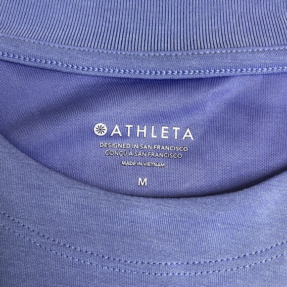 Athleta seasoft tank sweatshirt Dusk Purple top size medium - Picture 5 of 10